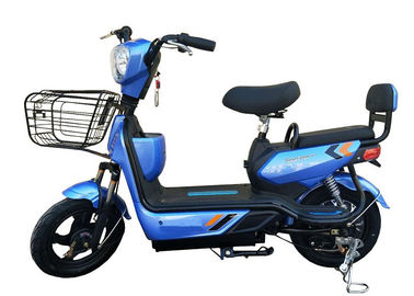 중국 48V 350W 성숙한 전기 발동기 달린 자전거 스쿠터 파란 색깔 1540년 × 670 × 1100mm 협력 업체